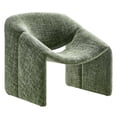 thumbnail image 1 of Modway Vivi Metal Frame and Chenille Upholstered Accent Chair in Basil, 1 of 9