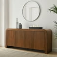 thumbnail image 1 of Waterflute Sideboard Cabinet in Walnut, 1 of 10