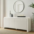 thumbnail image 1 of Waterflute Sideboard Cabinet in White Matte, 1 of 10