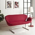 thumbnail image 1 of Modway Wing Wool Upholstered Loveseat, Multiple Colors, 1 of 4