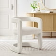 thumbnail image 1 of Winslow Barrel Performance Velvet Dining Chair in Alabaster, 1 of 10