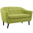 thumbnail image 1 of Modway Wit Upholstered Fabric Loveseat in Wheatgrass, 1 of 4