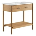 thumbnail image 1 of Zaire 36" Bathroom Vanity in Natural White, 1 of 10