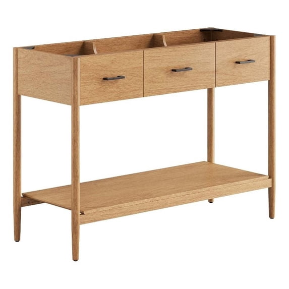 Zaire Bathroom Vanity Cabinet (Sink Basin Not Included) in Natural