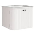 thumbnail image 1 of Zia 24" Wall-Mount Bathroom Vanity with Marble Sink in Ivory, 1 of 11