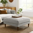 thumbnail image 1 of Modway Zoya Down Filled Overstuffed Ottoman in Light Gray Fabric, 1 of 8