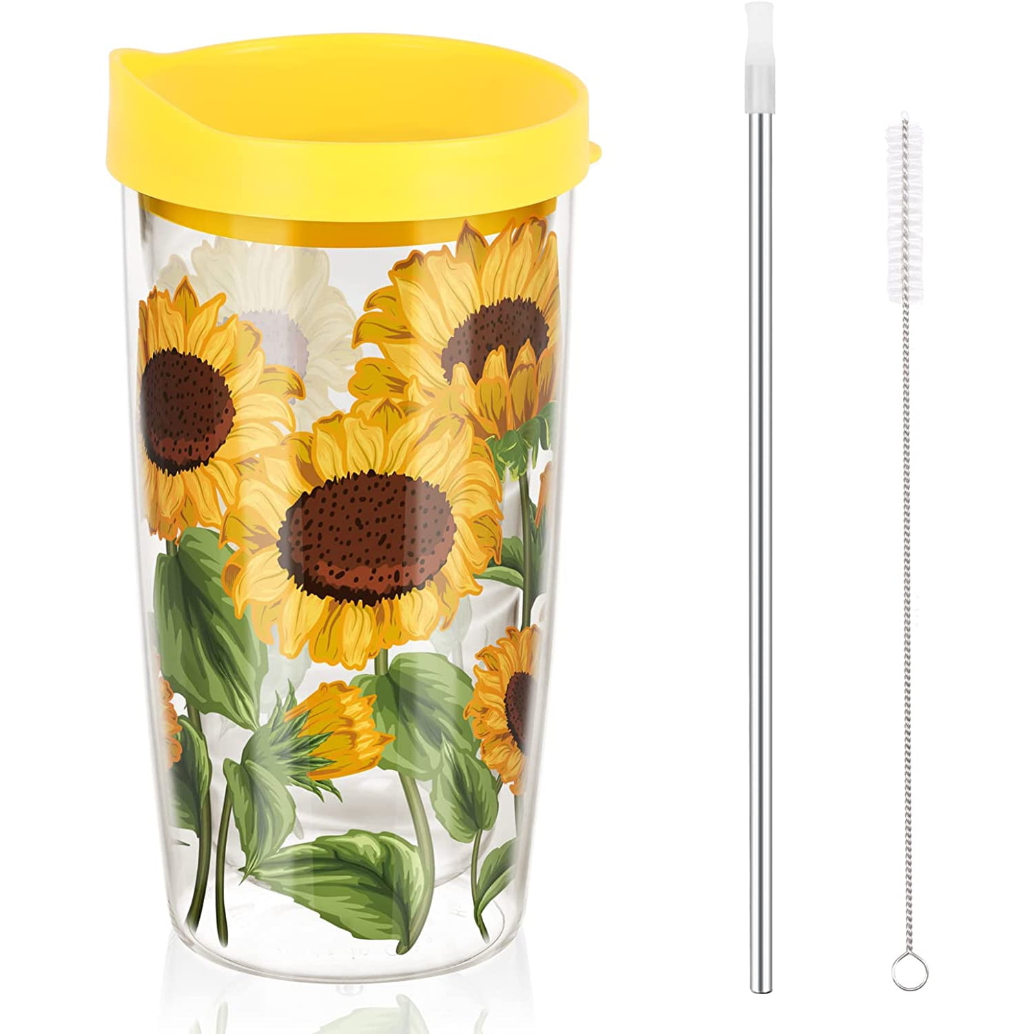 https://i5.walmartimages.com/seo/Modwnfy-16-fl-oz-Sunflower-Tumblers-with-Yellow-Lid-and-Straws-Double-Wall-Insulated-Tumblers-Reusable-Plastic-Tumblers-Cups-Iced-Coffee-Tumblers_12ff3d71-c16b-4f4c-8c88-e9848fcd1c23.ad16961f602aad57d2084ca73ecf050f.jpeg