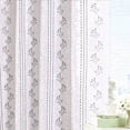 thumbnail image 1 of Invoibler Boho Floral Print Curtain Panels, Light Filtering Window Drapes for Bedroom and Living Room, Gray, 52" W x 84" L, Set of 2, 1 of 11