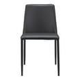 thumbnail image 1 of Moe'S Home Collection Nora Pu Dining Chair Light Grey-Set Of Two, 1 of 9