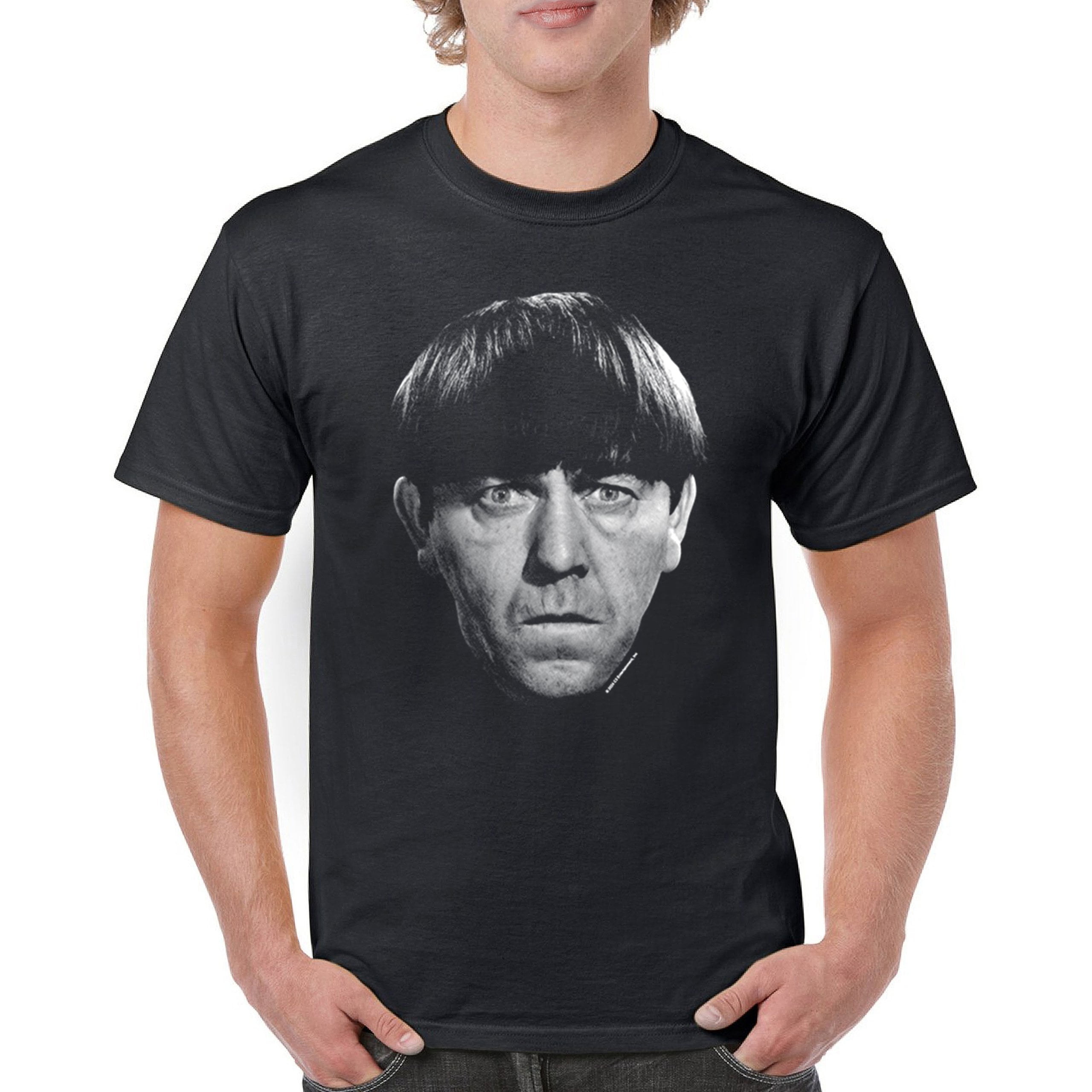Moe The Three Stooges T-shirt Wise Guys Curly Larry Shemp Classic Retro ...