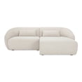 thumbnail image 1 of Moe's Home Collection Amelia Modular Sectional Fabric White, 1 of 6