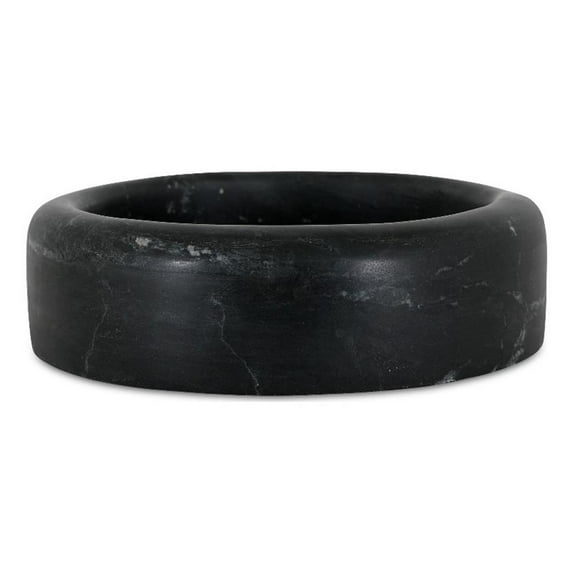Moe's Home Collection Anais Catchall Black Marble Stone