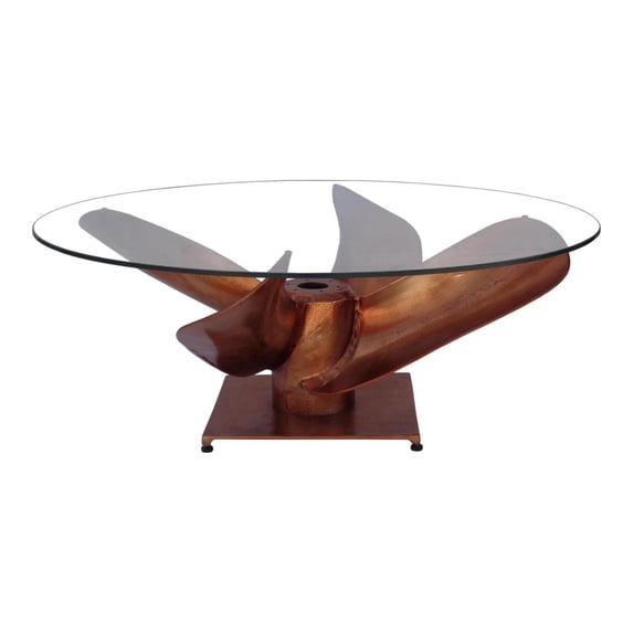 Archimedes Coffee Table-Color:Copper,Material:Aluminum