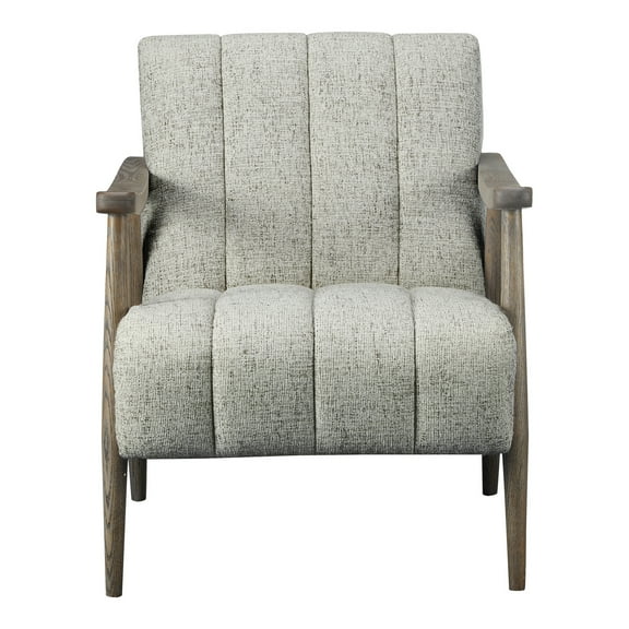 Moe's Home Collection Aster Accent Chair Pebbled Beige Fabric Chairs