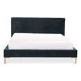 thumbnail image 1 of Moe's Home Collection Astrid Fabric Upholstered King Bed in Blue, 1 of 6