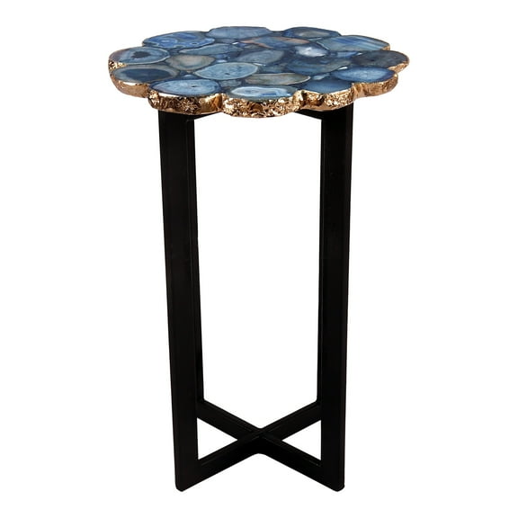 Moe's Home Collection Azul Agate Accent Table