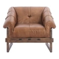thumbnail image 1 of Moe's Home Collection Bellos Accent Chair Leather Chairs, 1 of 4