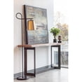 thumbnail image 1 of Bent Console Table Smoked-Color:Brown,Material:Solid Acacia wood, 1 of 6