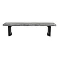 thumbnail image 1 of Moe's Home Collection Bent Wood Bench Grey Color, 1 of 2