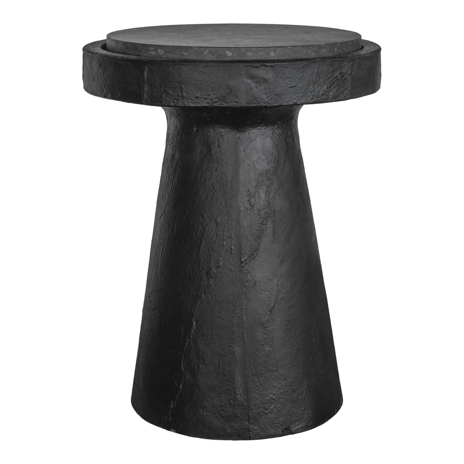 Moe's Home Collection Book Accent Table Black Stone Side Tables ...