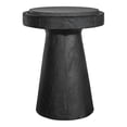 thumbnail image 1 of Moe's Home Collection Book Accent Table Black Stone Side Tables, 1 of 3
