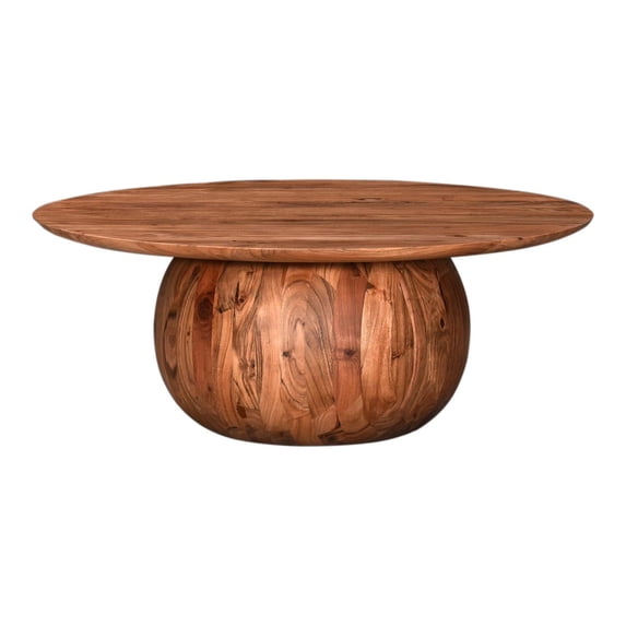 Moe's Home Collection Bradbury Coffee Table Natural Acacia-Color:Natural Brown,Material:Acacia Wood