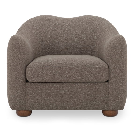 Moe's Home Collection Bria Occasional Chair Fabric Brown