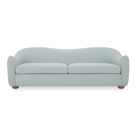 Moe's Home Collection Bria Sofa Fabric Blue