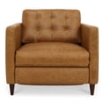 thumbnail image 1 of Moe's Home Collection Bridgers Power Recliner Chair Tan Leather Leather, 1 of 10