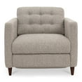 thumbnail image 1 of Moe's Home Collection Bridgers Power Recliner Chair Warm Grey Fabric, 1 of 9