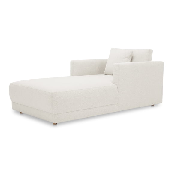 Moe's Home Collection Bryn Chaise Oyster Fabric Daybeds & Chaises