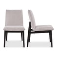 thumbnail image 1 of Moe's Home Collection CHARLIE Fabric Dining Chair -Set of Two Beige Color, 1 of 5