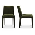 thumbnail image 1 of Moe's Home Collection Calla Fabric Dining Chair -Set of Two Green Color, 1 of 4