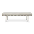 thumbnail image 1 of Moe's Home Collection Carson Dining Bench Metal Beige, 1 of 7