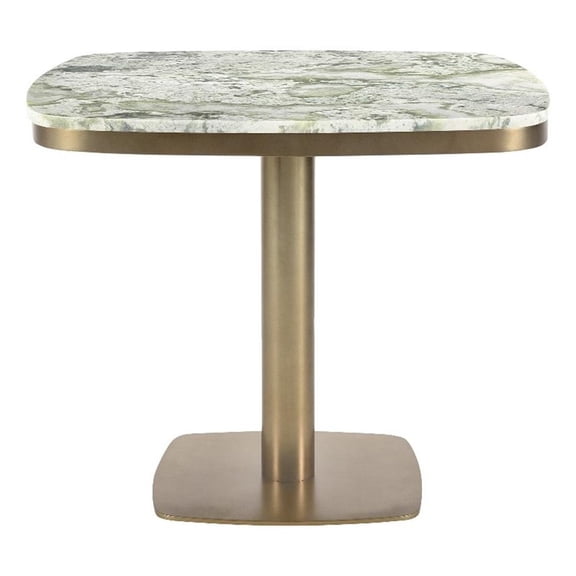 Moe's Home Collection Celeste Cafe Table Green Onyx Marble Stone Dining Tables