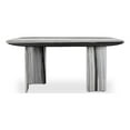 thumbnail image 1 of Moe's Home Collection Celia Oval Dining Table Panda Marble Stone Dining Tables, 1 of 7