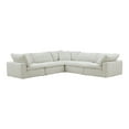 thumbnail image 1 of Moe's Home Collection Clay Classic L-Shaped Modular Sectional Coastside Sand, 1 of 7