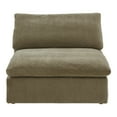 thumbnail image 1 of Moe's Home Collection Clay Slipper Chair Desert Sage Fabric Slipper Chairs, 1 of 7