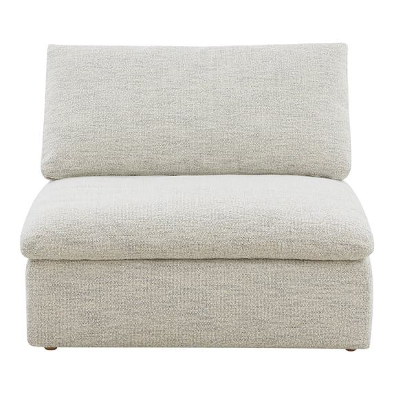 Moe's Home Collection Clay Slipper Chair Neverfear? Fabric Coastside Sand