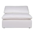 thumbnail image 1 of Moe's Home Collection Clay Armless Chair Livesmart Fabric - Color:White-Color:White, 1 of 9