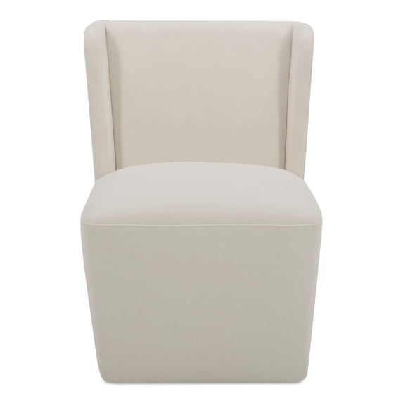 Moe's Home Collection Cormac Fabric Dining Chair White Color