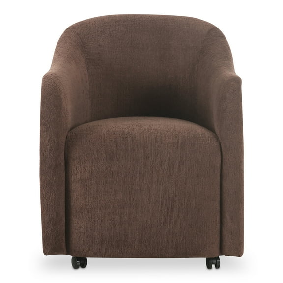 Moe's Home Collection DRAVA Fabric Dining Chair Brown Color