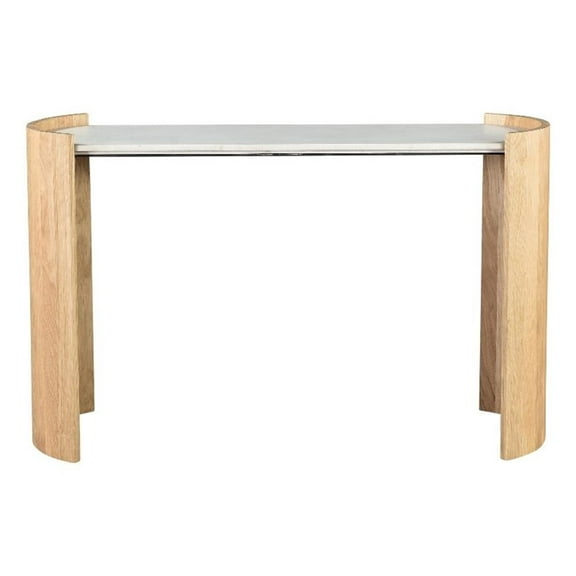 Moe's Home Collection Dala Console Table White Stone Console Tables