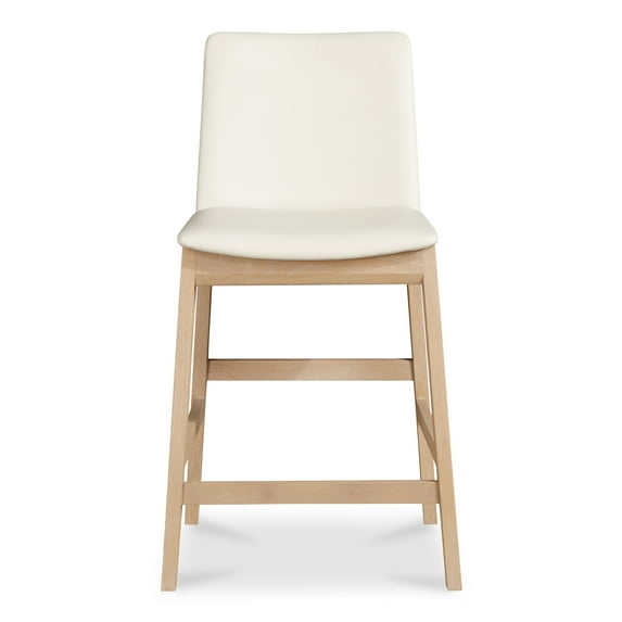 Moe's Home Collection Deco Counter Stool Wood White