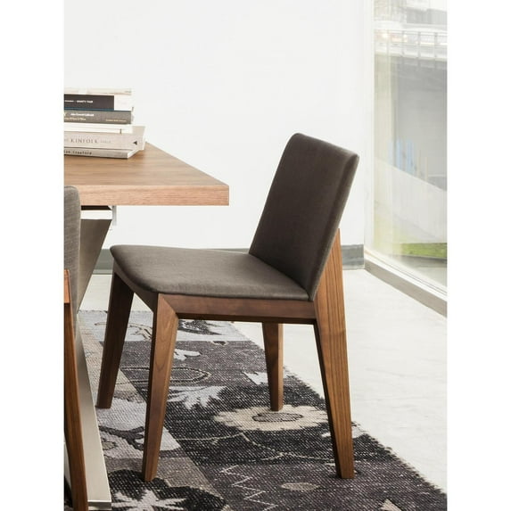 Moe's Home Collection Deco Dining Chair Grey-Set Of Two