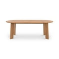 thumbnail image 1 of Moe's Home Collection Delta Oval Outdoor Dining Table Natural Wood Dining Tables, 1 of 6
