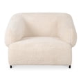 thumbnail image 1 of Moe's Home Collection Devlin Lounge Chair Fabric White, 1 of 9
