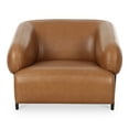 thumbnail image 1 of Moe's Home Collection Devlin Lounge Chair Leather Brown, 1 of 9