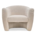 thumbnail image 1 of Moe's Home Collection Domino Accent Chair Fabric Beige, 1 of 8