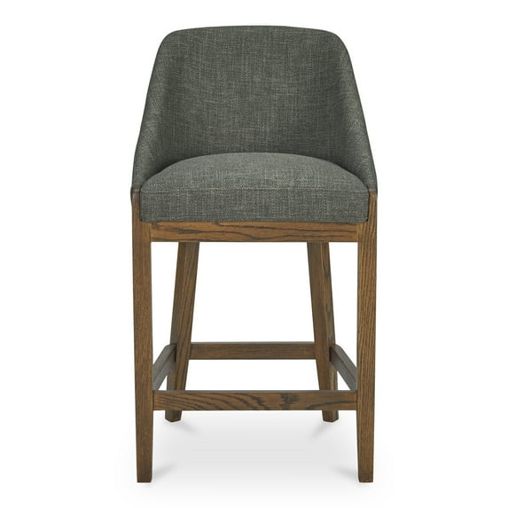 Moe's Home Collection EDWARD Fabric Counter Stool Green Color